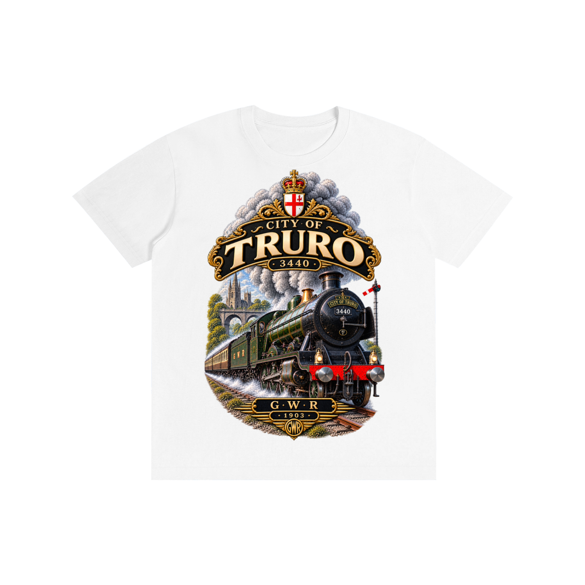 City of truro T-Shirt Short sleeved (ADULT)