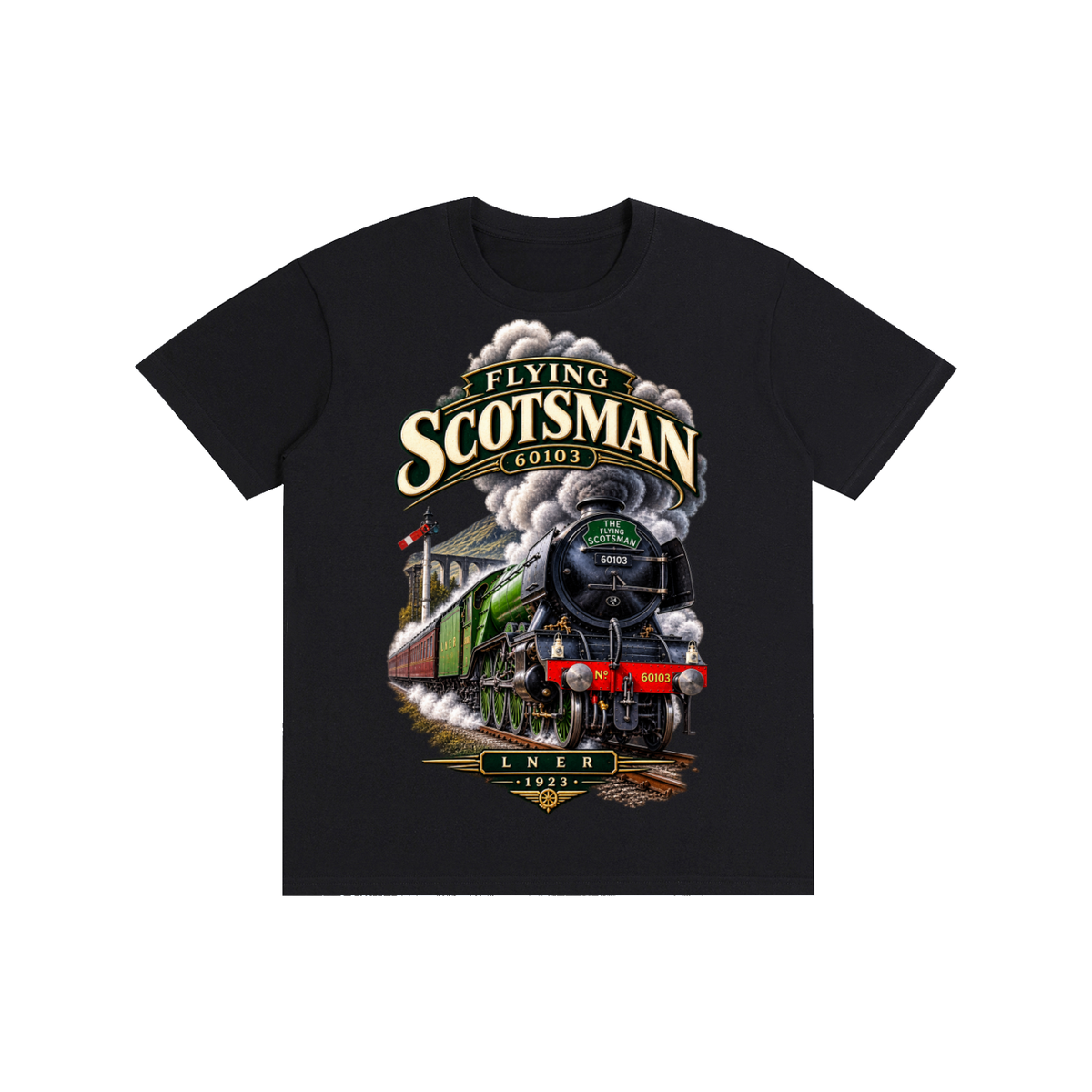 Flying Scotsman T-Shirt Short sleeved (ADULT)