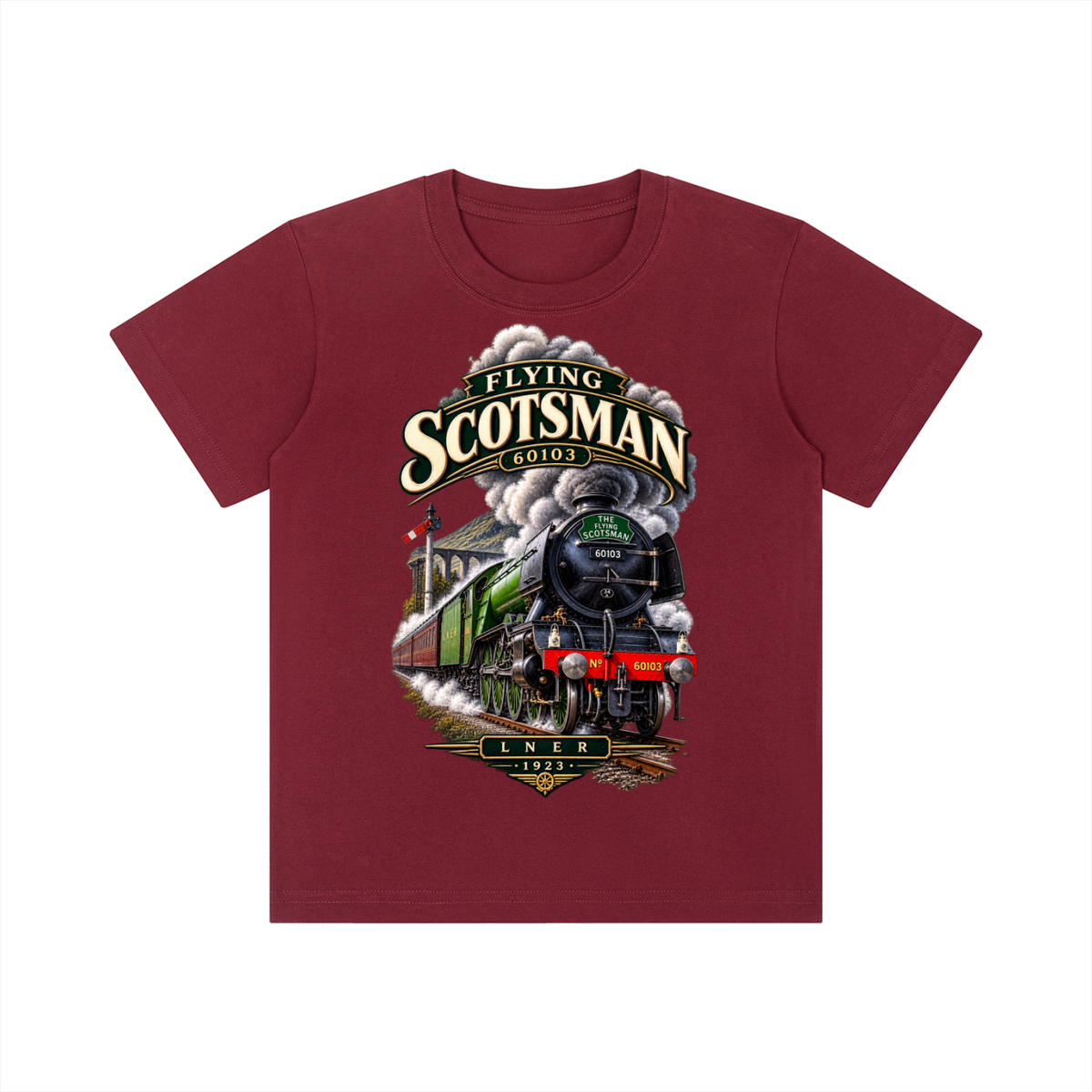 Flying Scotsman T-Shirt Short sleeved (KIDS)