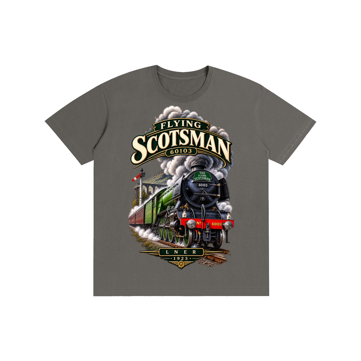 Flying Scotsman T-Shirt Short sleeved (ADULT)