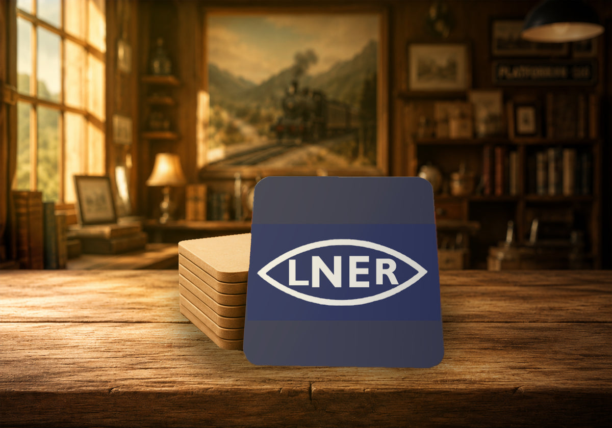 LNER London & North Eastern Railway Logo Square Coaster 95mm x 95mm