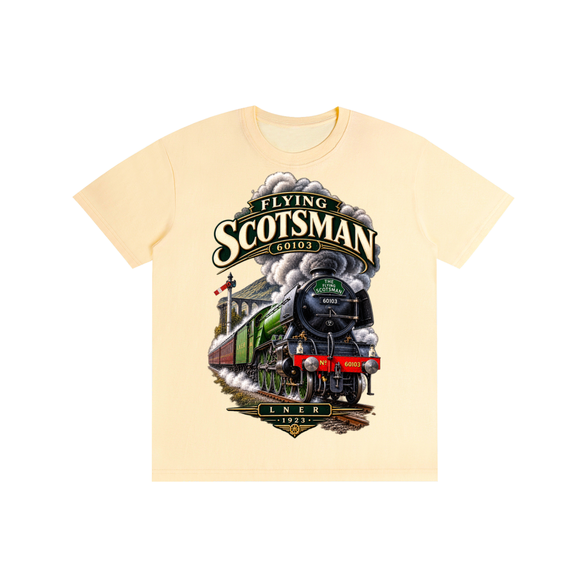 Flying Scotsman T-Shirt Short sleeved (ADULT)