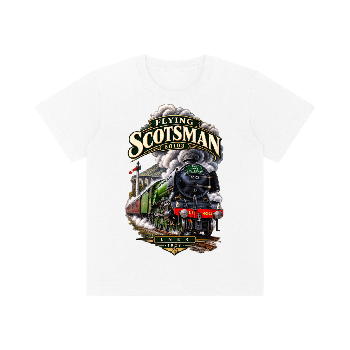 Flying Scotsman T-Shirt Short sleeved (KIDS)