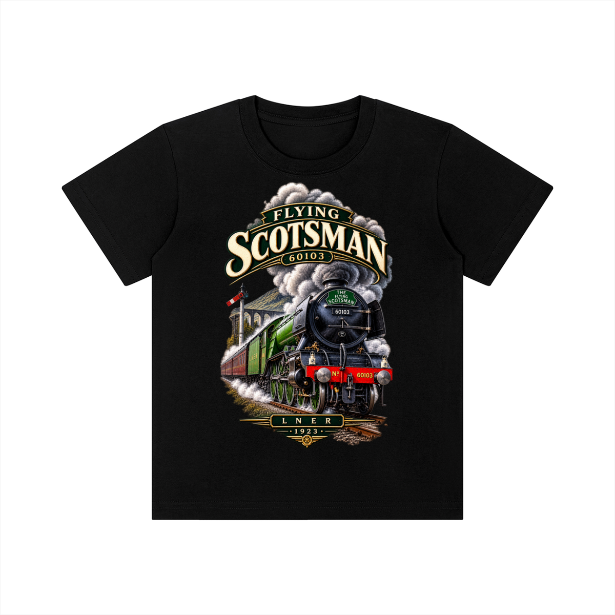 Flying Scotsman T-Shirt Short sleeved (KIDS)