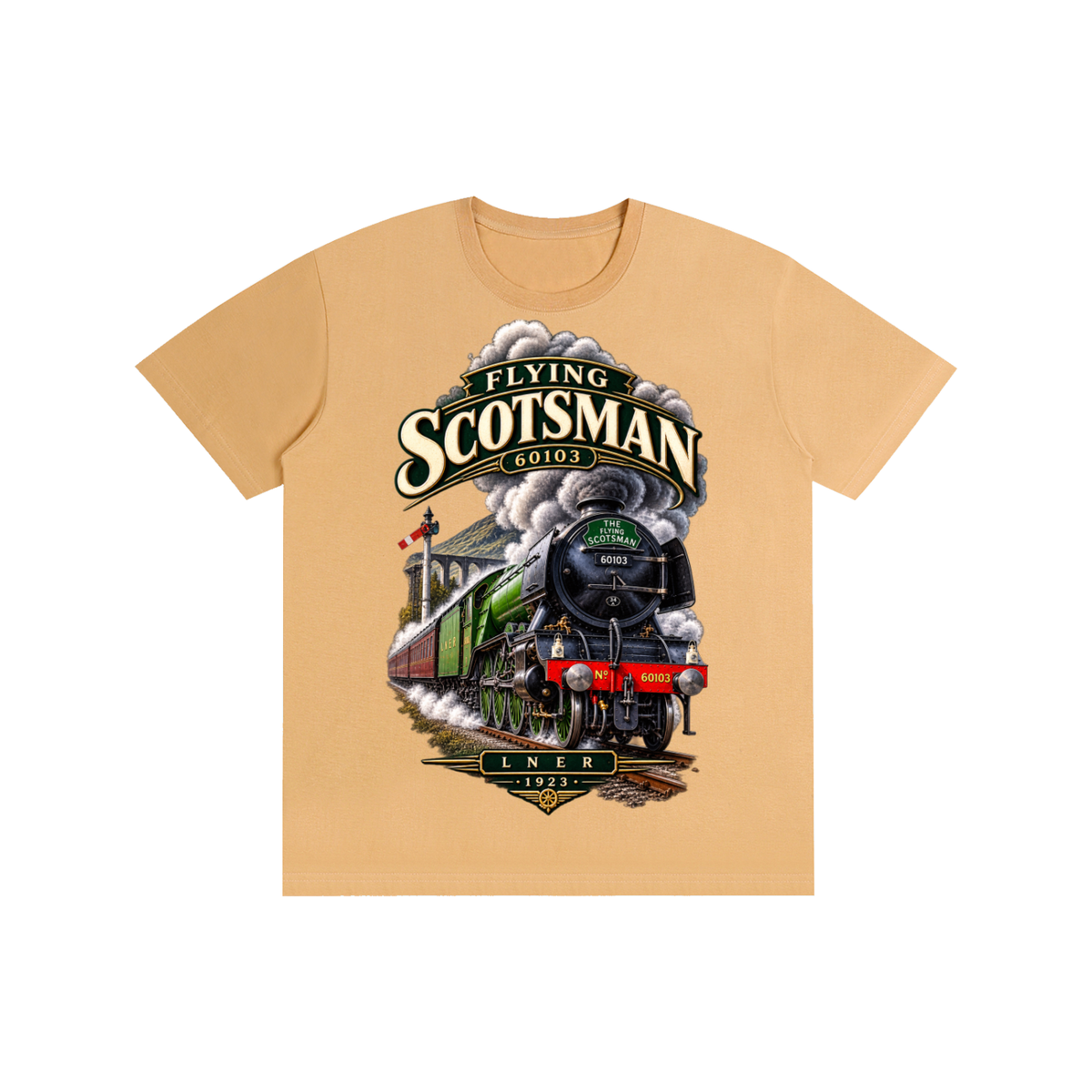 Flying Scotsman T-Shirt Short sleeved (ADULT)