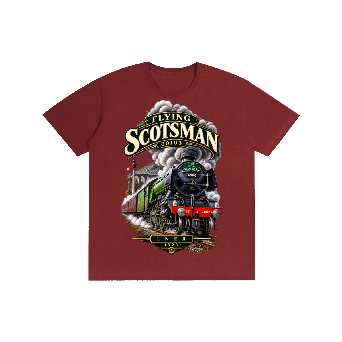 Flying Scotsman T-Shirt Short sleeved (ADULT)