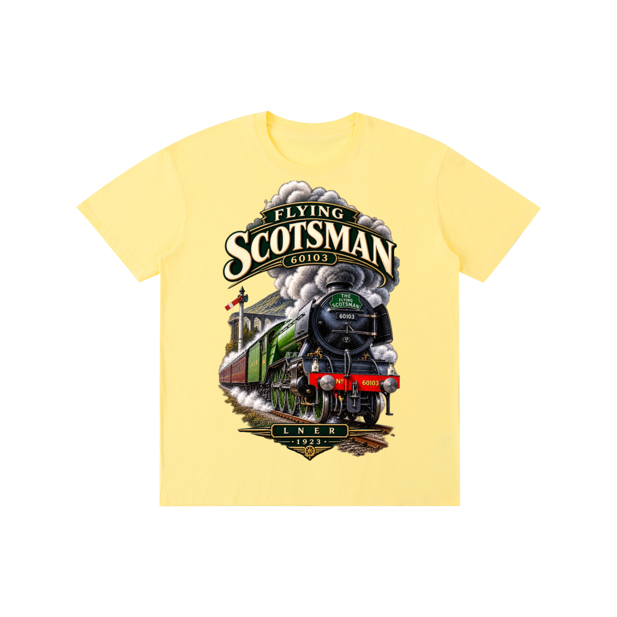 Flying Scotsman T-Shirt Short sleeved (ADULT)