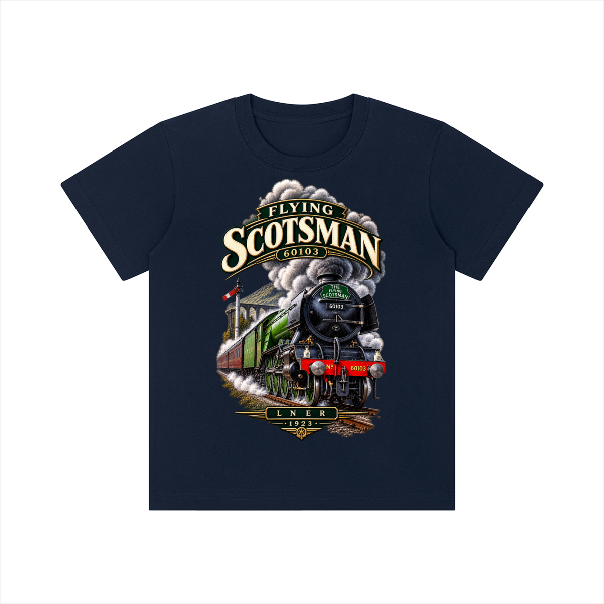 Flying Scotsman T-Shirt Short sleeved (KIDS)