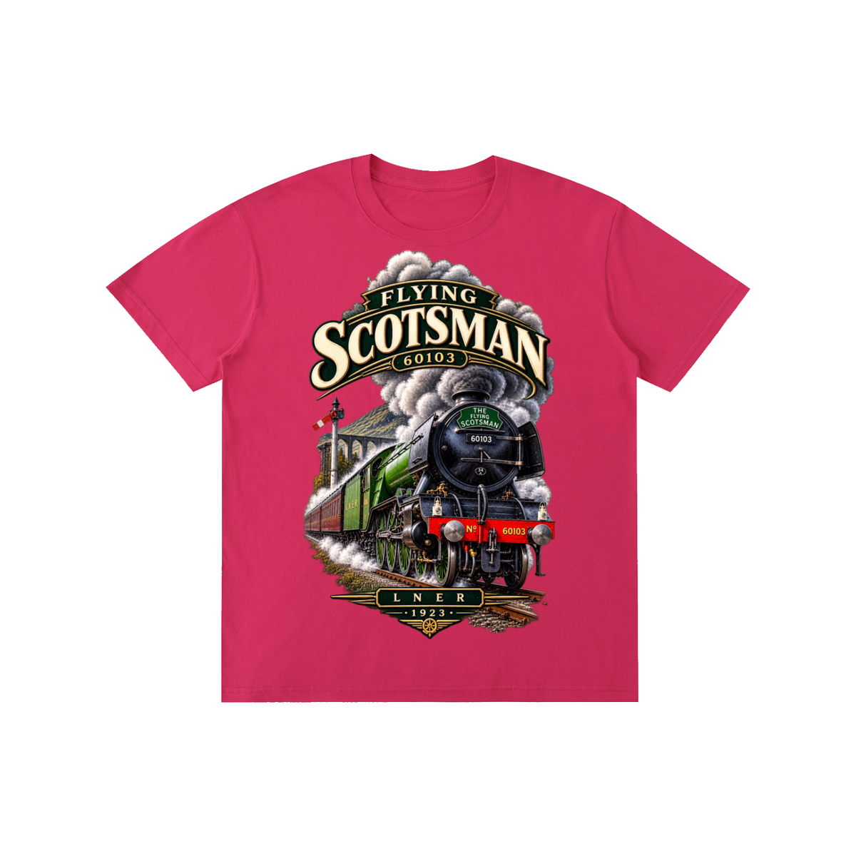 Flying Scotsman T-Shirt Short sleeved (ADULT)