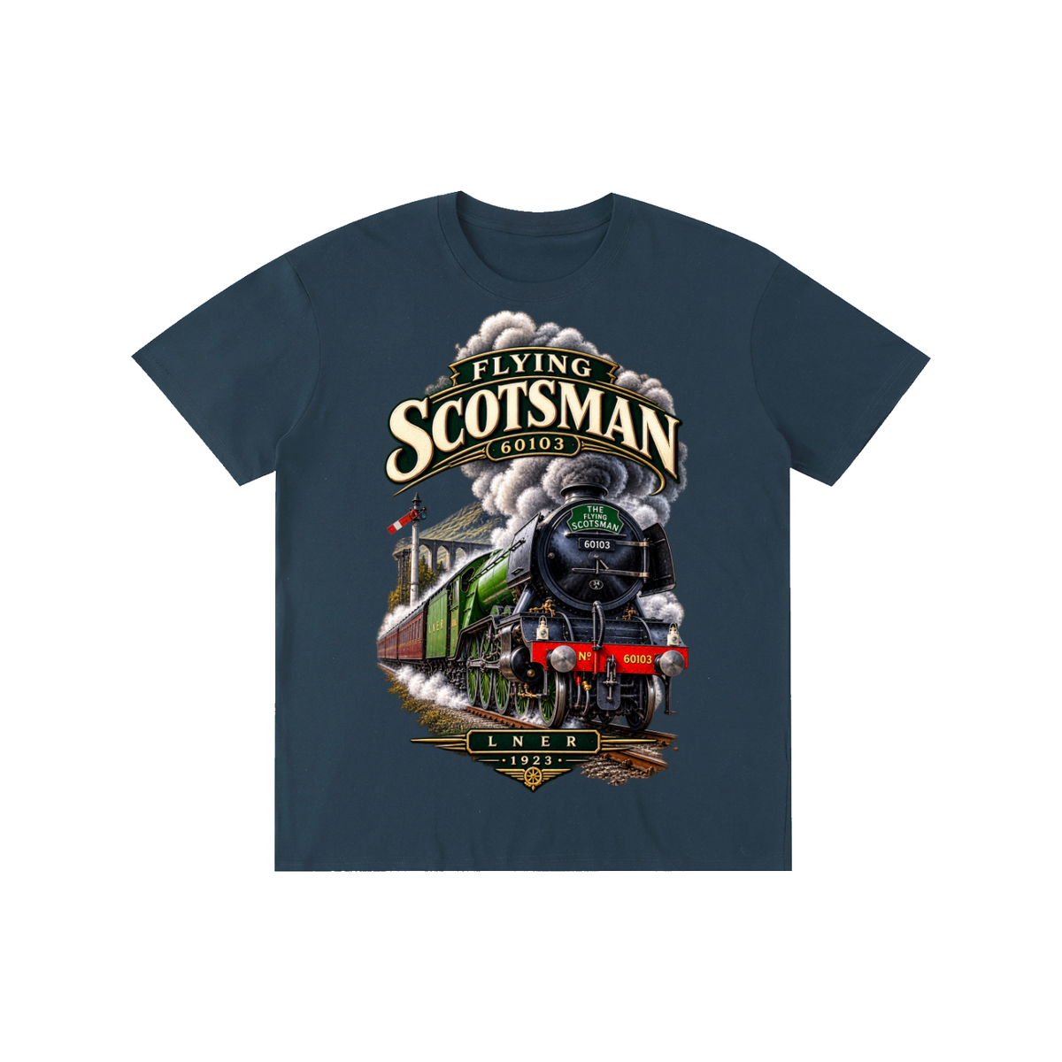 Flying Scotsman T-Shirt Short sleeved (ADULT)