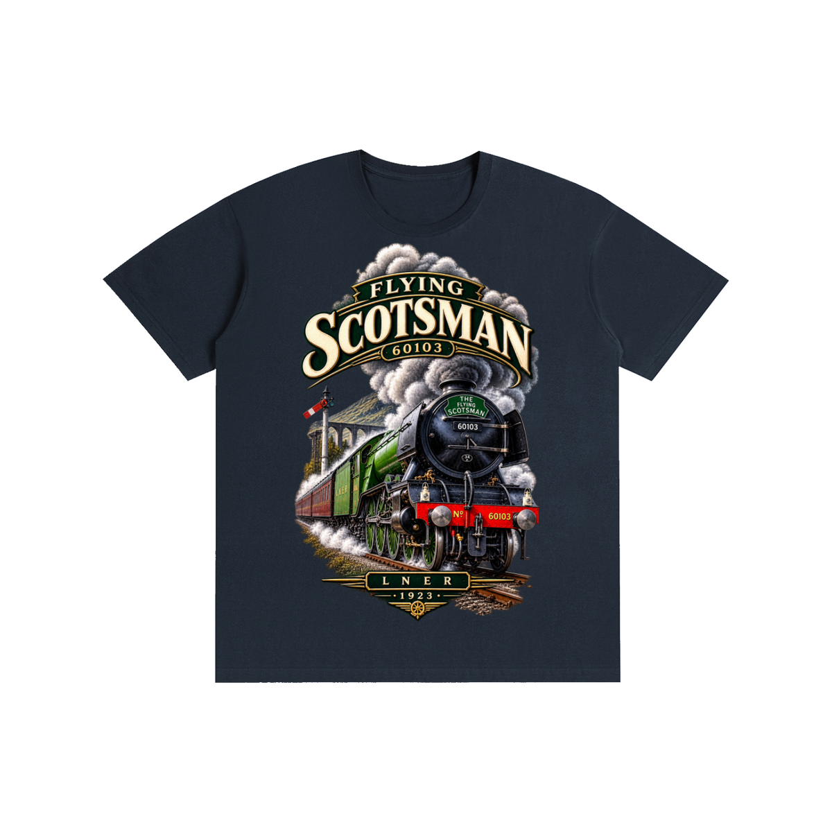 Flying Scotsman T-Shirt Short sleeved (ADULT)