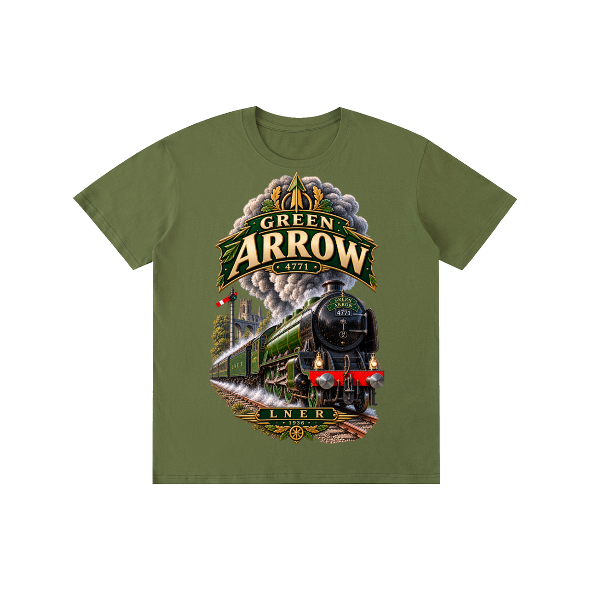 Green Arrow T-Shirt Short sleeved (ADULT)
