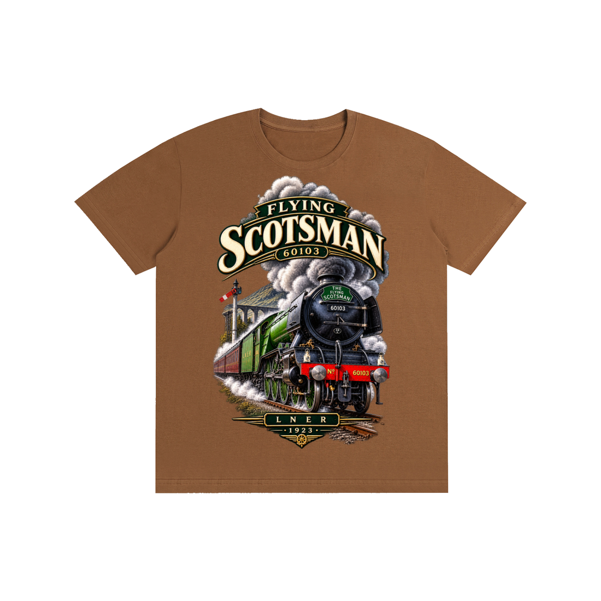 Flying Scotsman T-Shirt Short sleeved (ADULT)