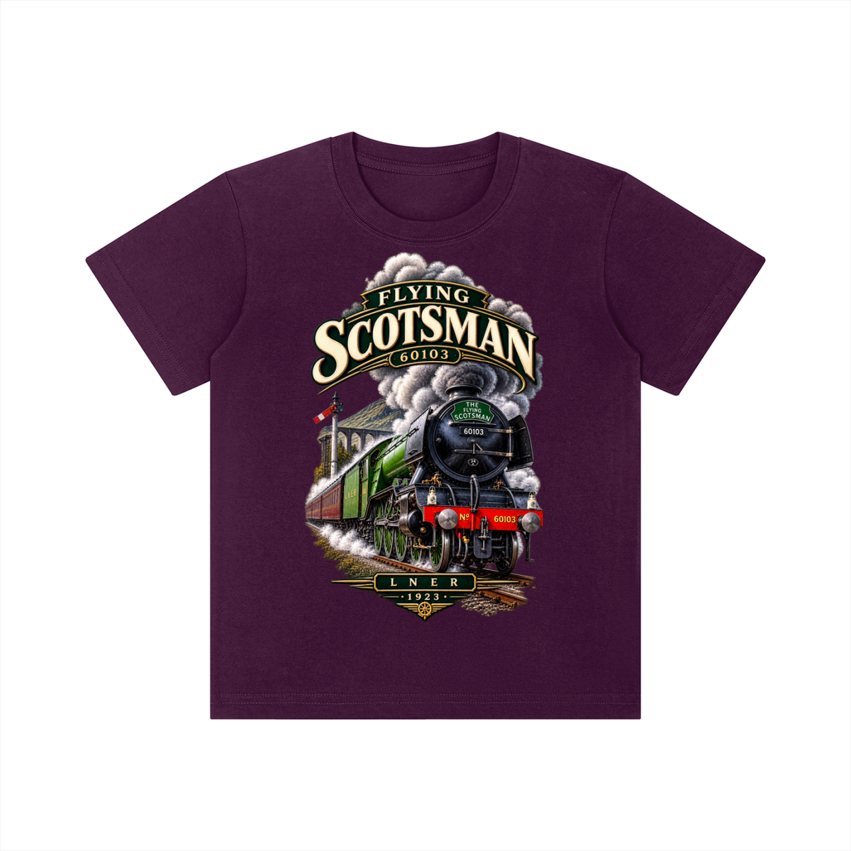 Flying Scotsman T-Shirt Short sleeved (KIDS)