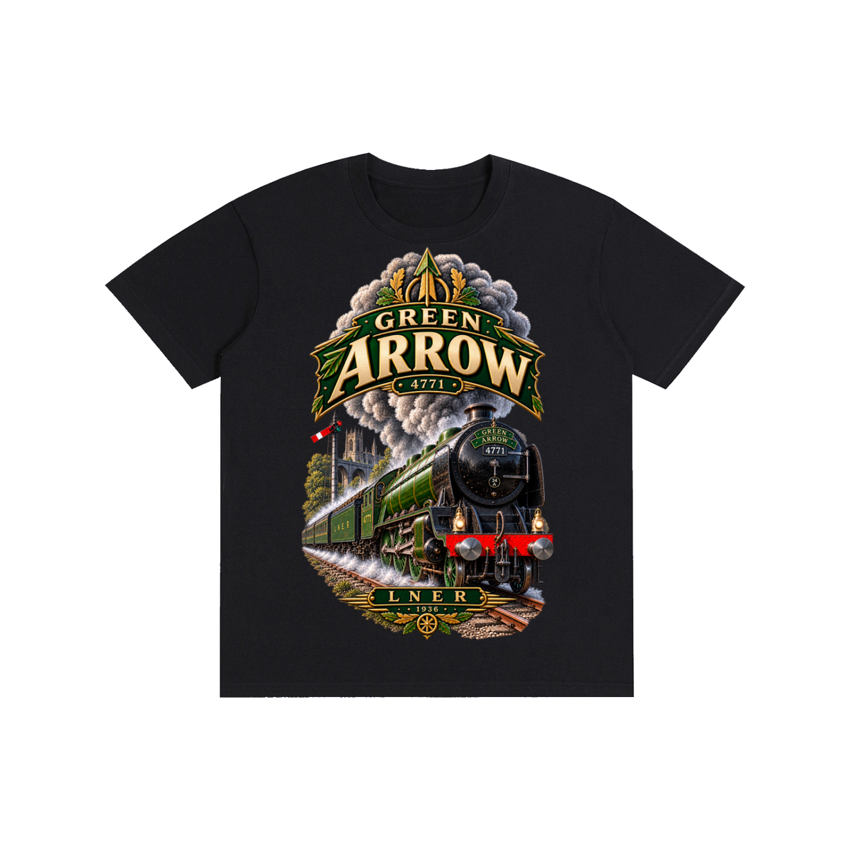 Green Arrow T-Shirt Short sleeved (ADULT)