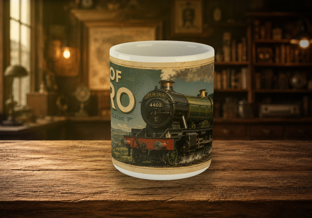 City of Truro GWR Great Western Railway 11oz Mug