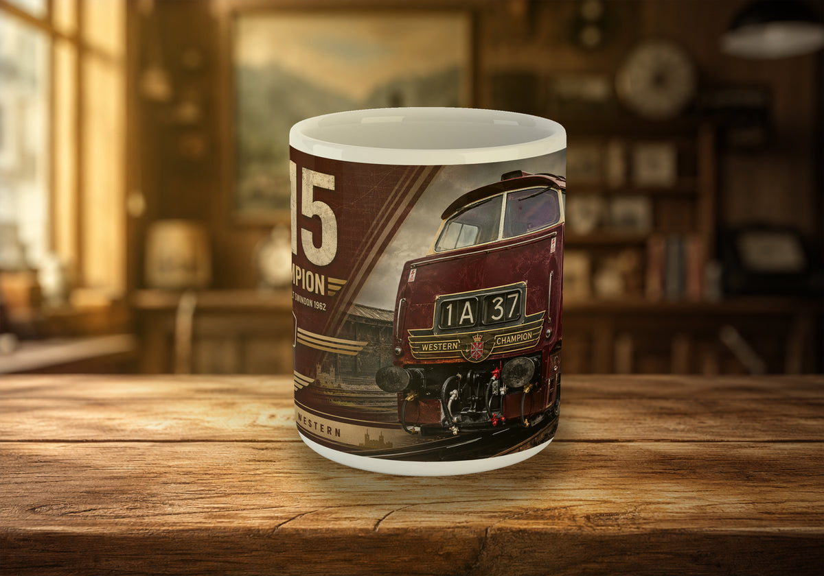 D1015 Western Champion 11oz Mug | Class 52 Western Diesel-Hydraulic Railway Mug