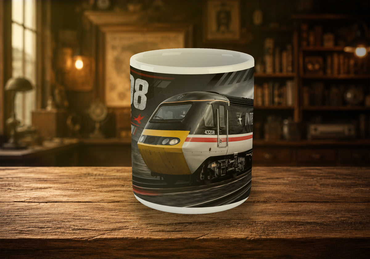 43208 InterCity 125 Swallow Livery Class 43 HST 11oz Mug