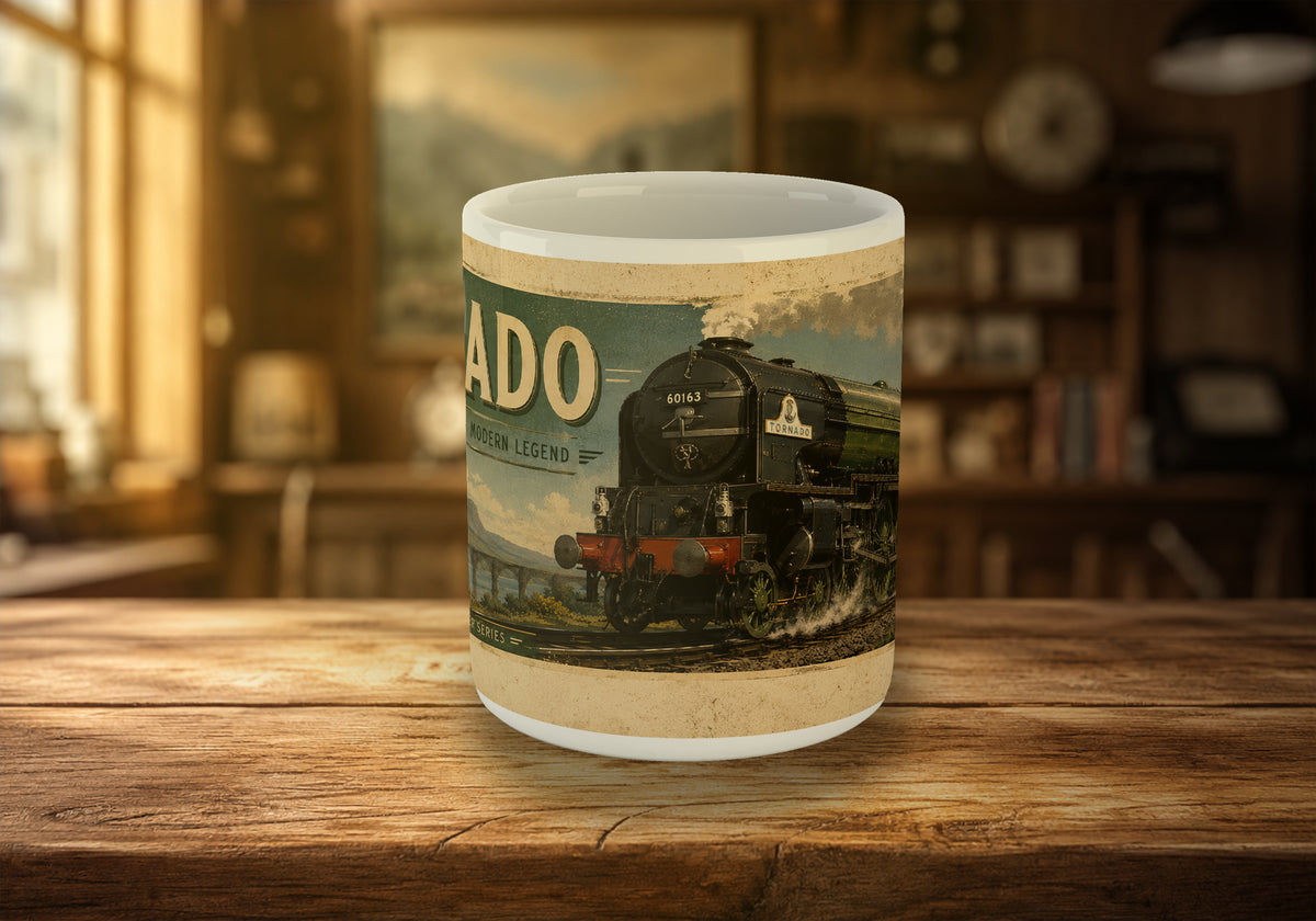 60163 Tornado A1 Steam Locomotive 11oz Mug