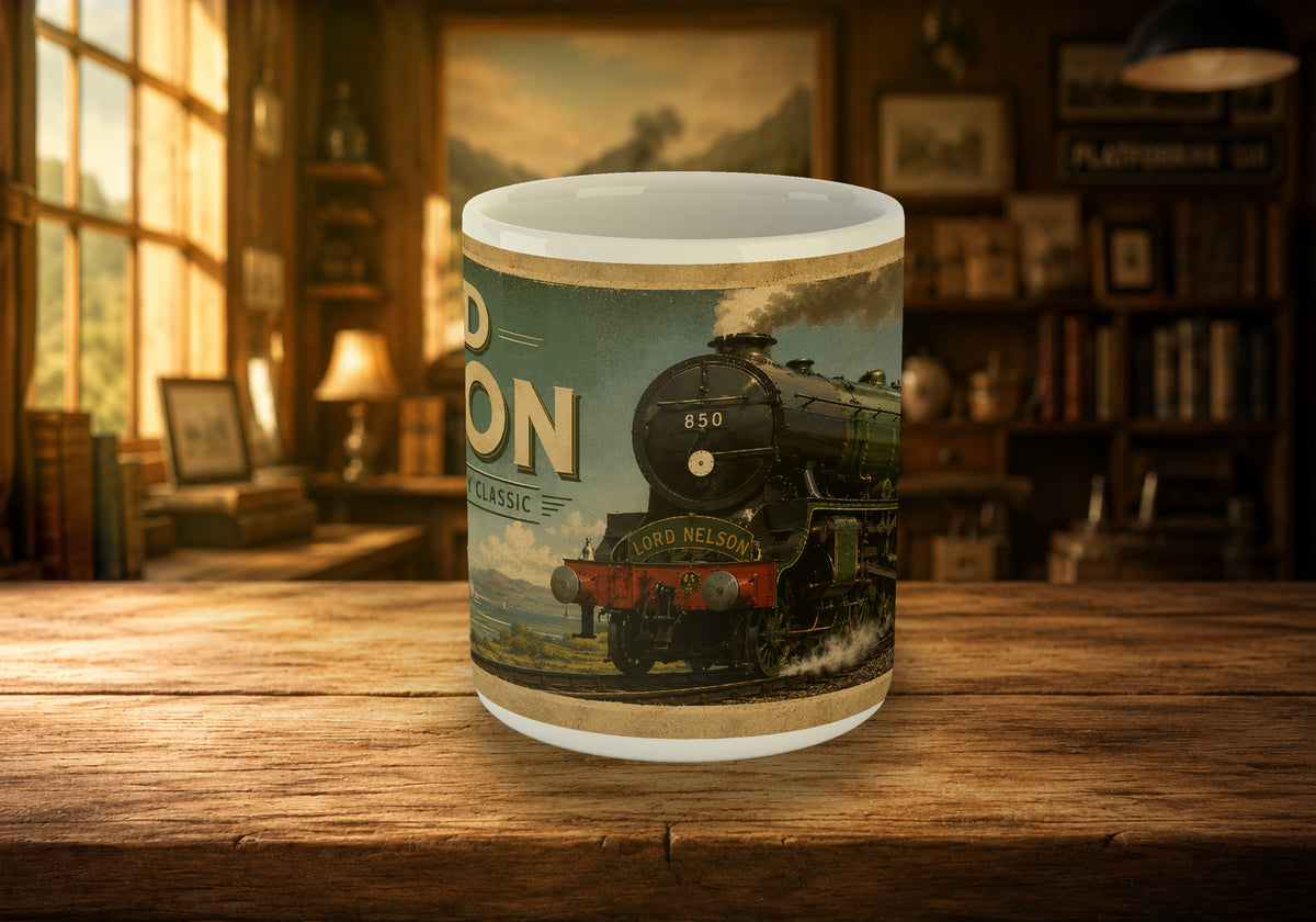 850 Lord Nelson Southern Railway Steam Locomotive 11oz Mug