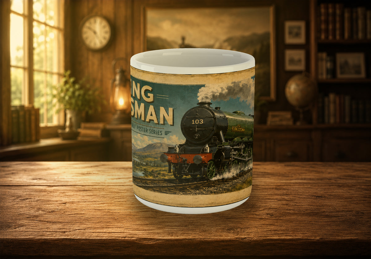 103 Flying Scotsman LNER A3 Steam Locomotive 11oz Mug