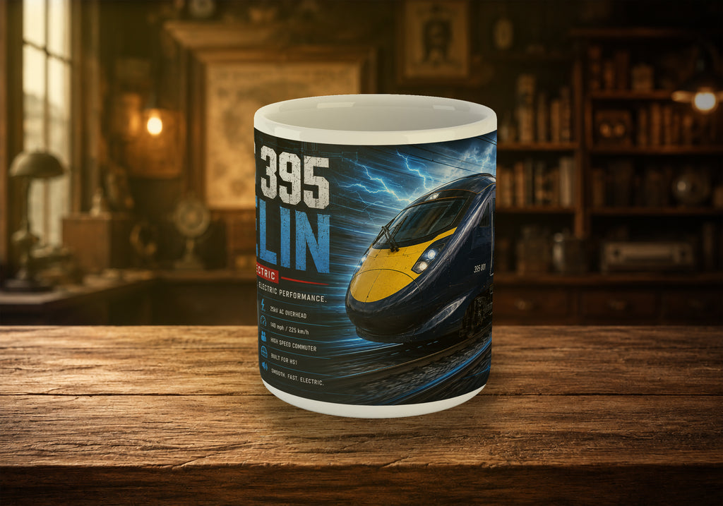 Class 395 Javelin 11oz Mug | Southeastern High-Speed Electric Train Mug