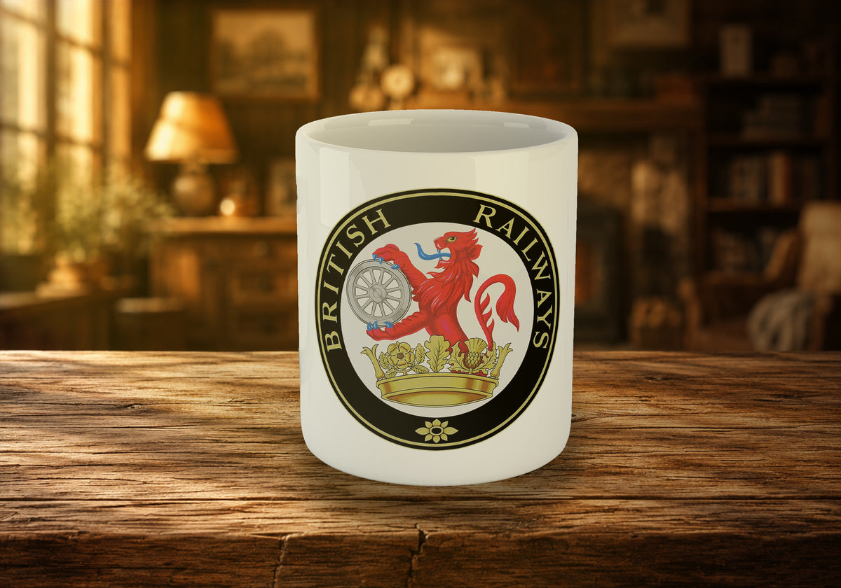 British Railways Later Lion & Wheel Logo 11oz Mug