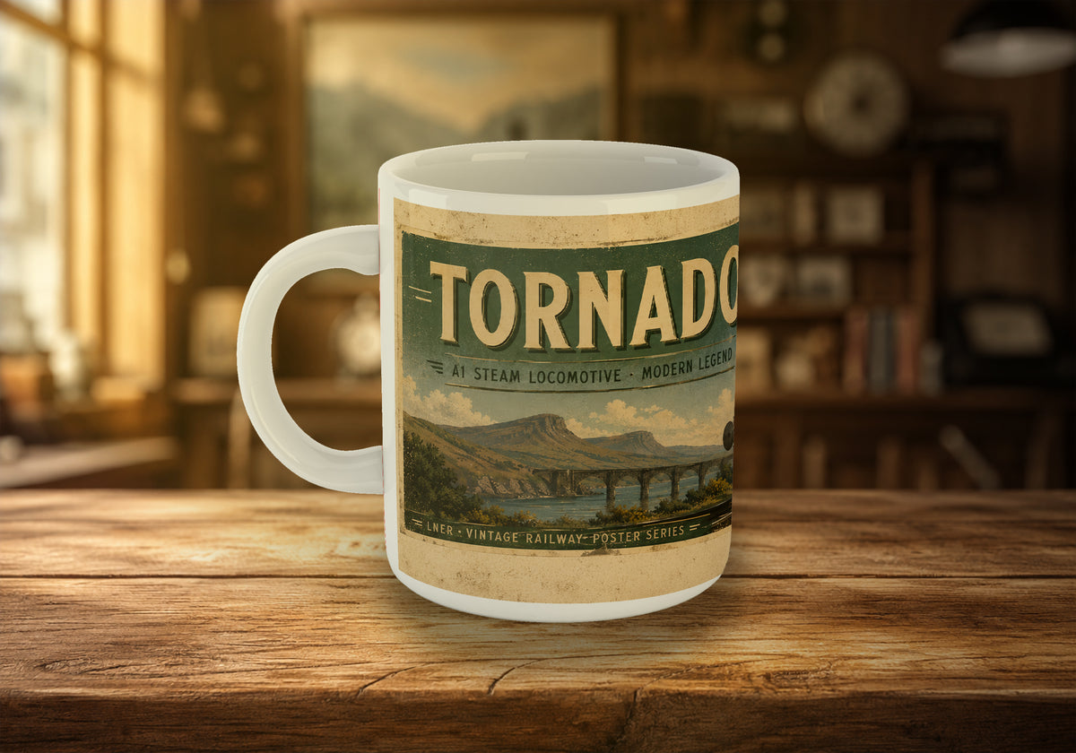 60163 Tornado A1 Steam Locomotive 11oz Mug