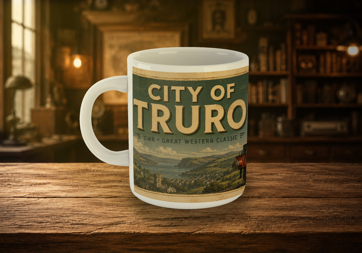 City of Truro GWR Great Western Railway 11oz Mug