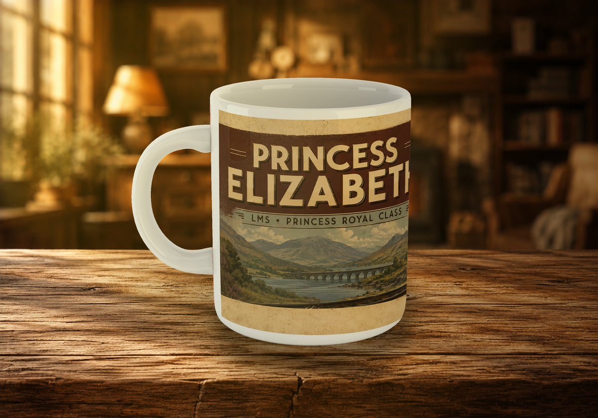6201 Princess Elizabeth LMS Princess Royal Class 11oz Mug