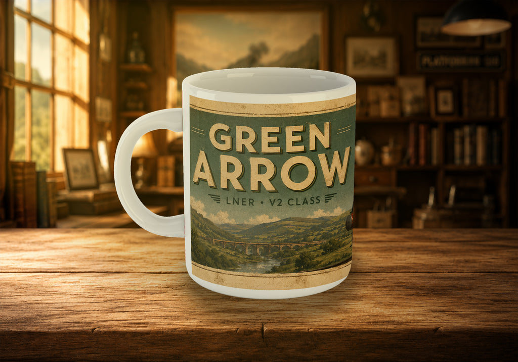 4771 Green Arrow LNER V2 Class 11oz Mug
