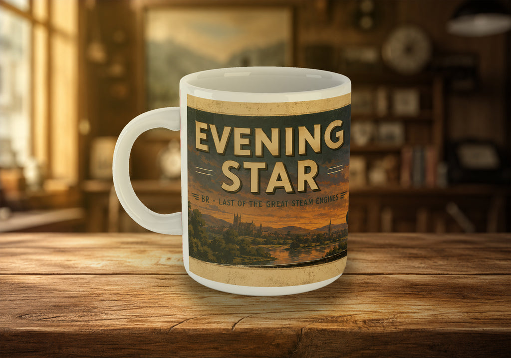 92220 Evening Star BR Steam Locomotive 11oz Mug