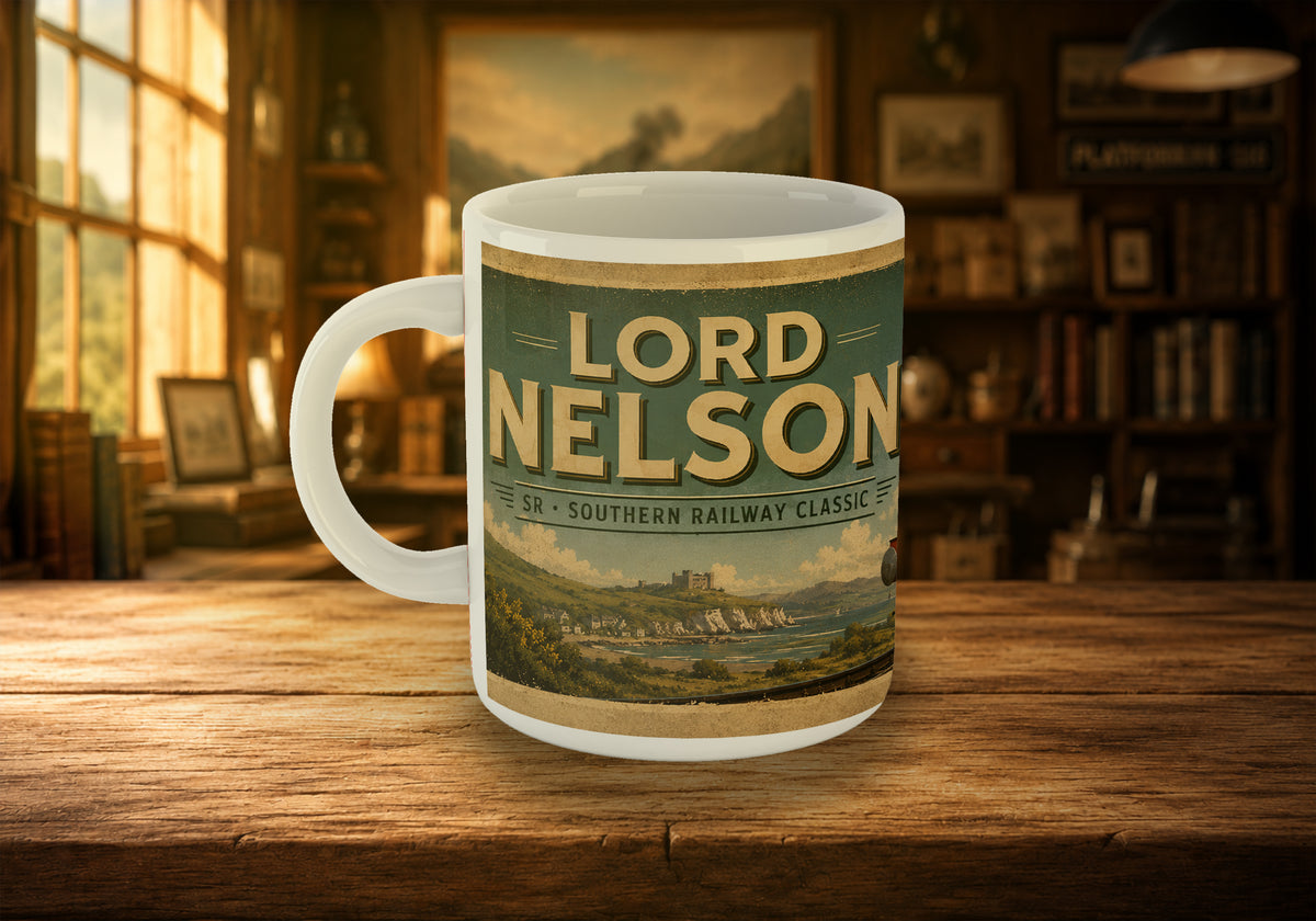 850 Lord Nelson Southern Railway Steam Locomotive 11oz Mug