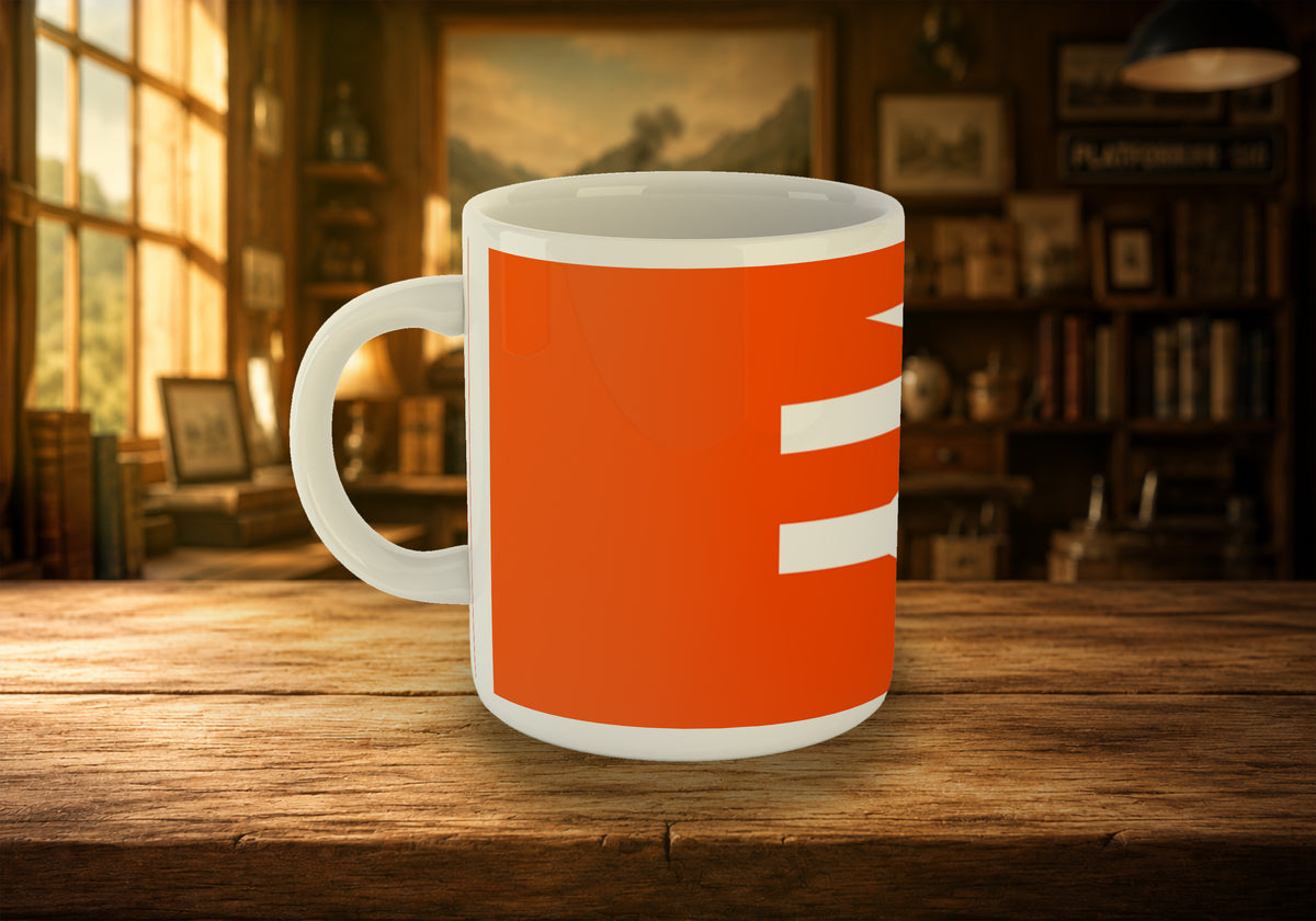 British Rail Double Arrow Logo (White on red) 11oz Mug