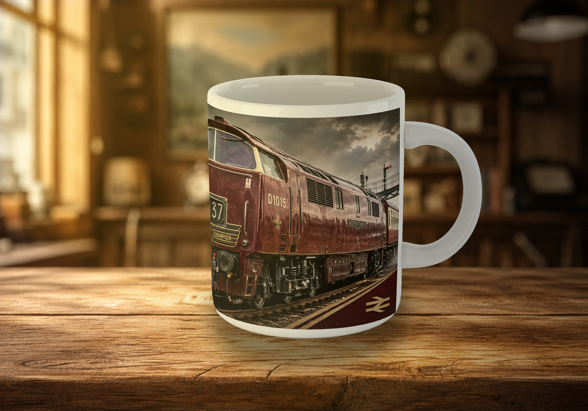 D1015 Western Champion 11oz Mug | Class 52 Western Diesel-Hydraulic Railway Mug