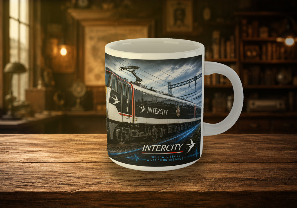 Class 89 89001 Avocet Electric Locomotive 11oz Mug | British Railway Train Mug