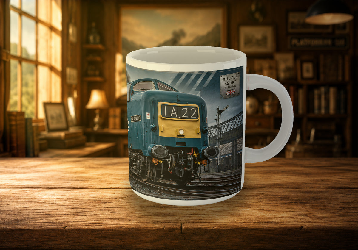 55022 Royal Scots Grey Class 55 Deltic 11oz Mug
