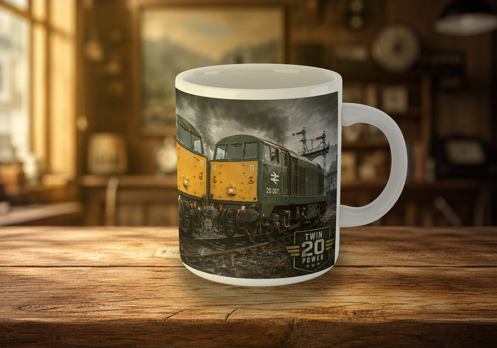 Class 20 “Chopper” 11oz Mug | British Rail Heritage Diesel Locomotive Mug