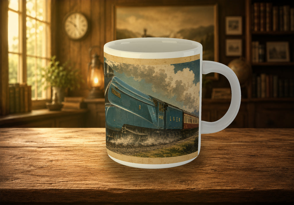 4468 Mallard LNER Vintage Railway Poster 11oz Mug