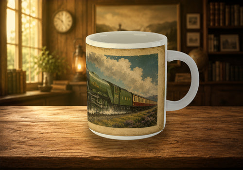 1472 Flying Scotsman LNER A1 Steam Locomotive 11oz Mug