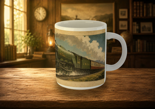 4472 Flying Scotsman LNER A1/A3 Steam Locomotive 11oz Mug