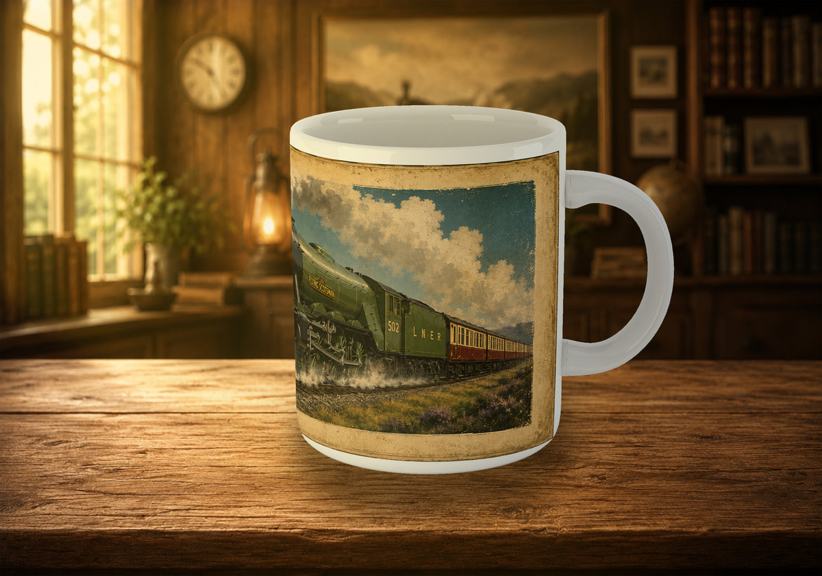 502 Flying Scotsman LNER A3 Steam Locomotive 11oz Mug