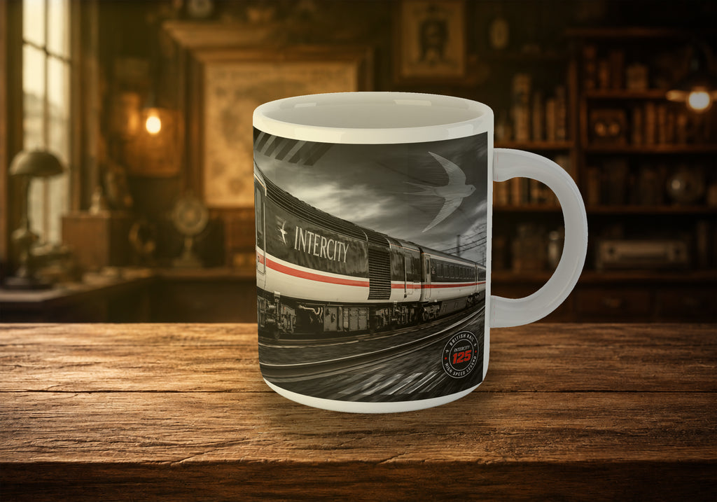 43208 InterCity 125 Swallow Livery Class 43 HST 11oz Mug