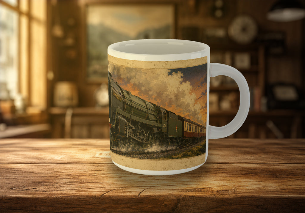 92220 Evening Star BR Steam Locomotive 11oz Mug